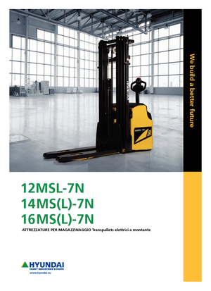 Gerbeurs à conducteur accompagnant Hyundai 16 MS 7 N