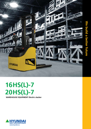 Gerbeurs à conducteur accompagnant Hyundai 20 HSL 7