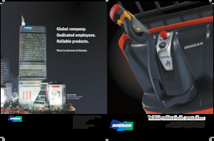 Gerbeurs à conducteur accompagnant Doosan BWS17S-7 
