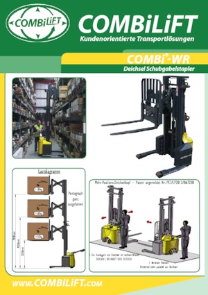 Gerbeurs à conducteur accompagnant Combi-Lift Combi WR 1500
