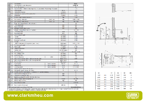 Gerbeurs à conducteur accompagnant Clark CPSi 15