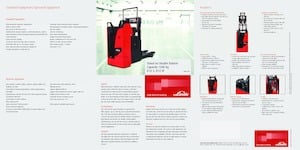 Gerbeurs à conducteur accompagnant Linde D12SF
