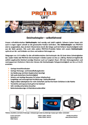 Gerbeurs à conducteur accompagnant Proteus DS 1236