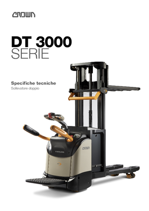 Gerbeurs à conducteur accompagnant Crown DT 3040-2.0 TL