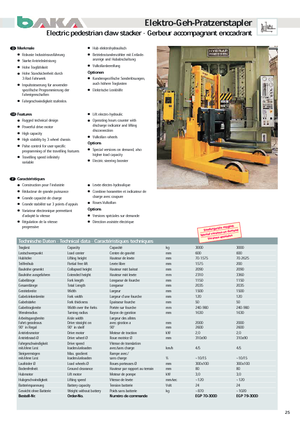 Gerbeurs à conducteur accompagnant Baka EGP 79-3000