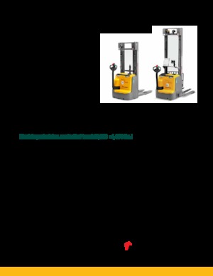 Gerbeurs à conducteur accompagnant Jungheinrich EJC 214b