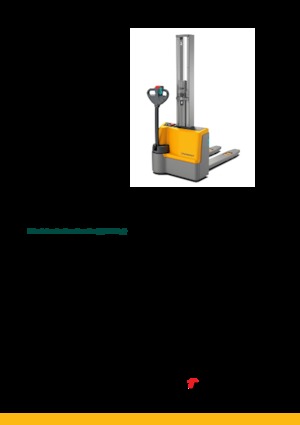 Gerbeurs à conducteur accompagnant Jungheinrich EJC M10b E