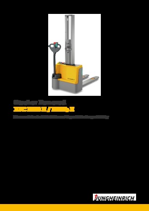 Gerbeurs à conducteur accompagnant Jungheinrich EJC M10b E