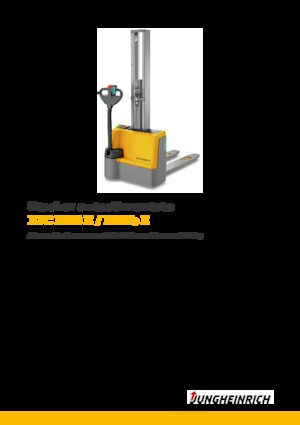 Gerbeurs à conducteur accompagnant Jungheinrich EJC M10b E