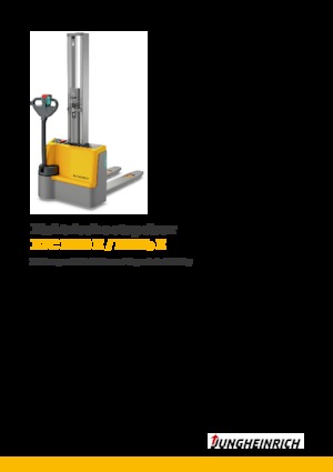 Gerbeurs à conducteur accompagnant Jungheinrich EJC M10b E