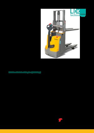 Gerbeurs à conducteur accompagnant Jungheinrich EJD 118