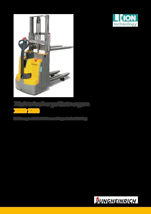 Gerbeurs à conducteur accompagnant Jungheinrich EJD 118