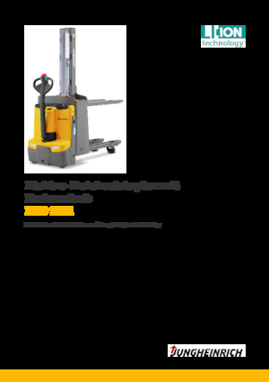 Gerbeurs à conducteur accompagnant Jungheinrich EJD 118i