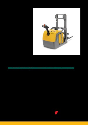 Gerbeurs à conducteur accompagnant Jungheinrich EJG 212