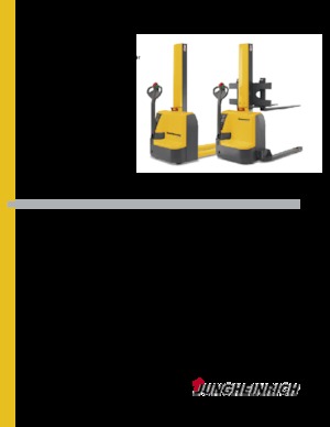 Gerbeurs à conducteur accompagnant Jungheinrich EMC B10