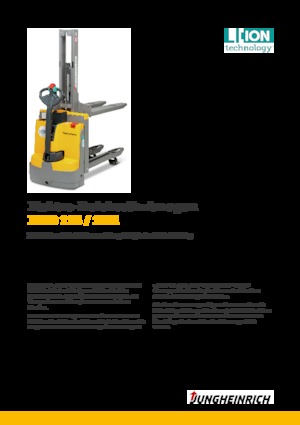 Gerbeurs à conducteur accompagnant Jungheinrich EMD 115i