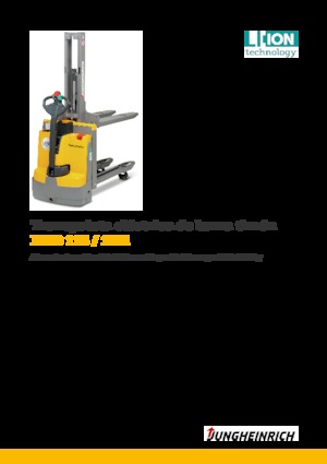 Gerbeurs à conducteur accompagnant Jungheinrich EMD 115i