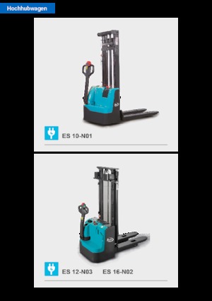 Gerbeurs à conducteur accompagnant Baoli ES 16-N02