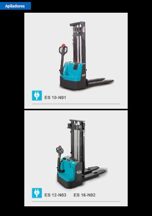 Gerbeurs à conducteur accompagnant Baoli ES 16-N02