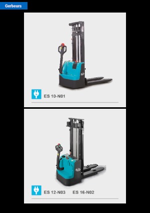 Gerbeurs à conducteur accompagnant Baoli ES 16-N02