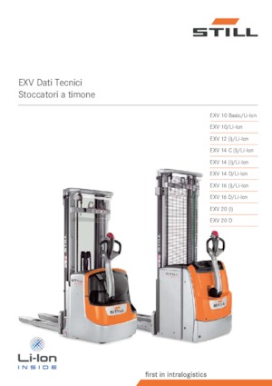 Gerbeurs à conducteur accompagnant Still EXV 14 D