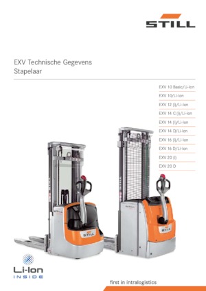 Gerbeurs à conducteur accompagnant Still EXV 14 D