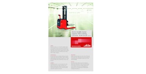 Gerbeurs à conducteur accompagnant Linde L16AS