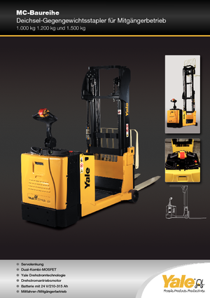 Gerbeurs à conducteur accompagnant Yale MC10