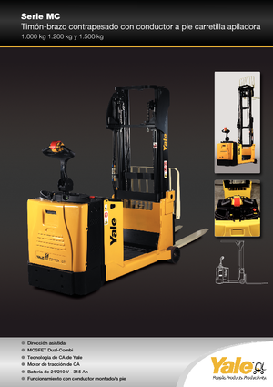 Gerbeurs à conducteur accompagnant Yale MC12