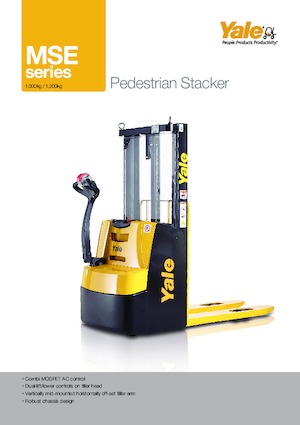 Gerbeurs à conducteur accompagnant Yale MS12E