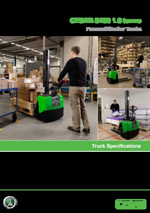 Gerbeurs à conducteur accompagnant Cesab S 110 S