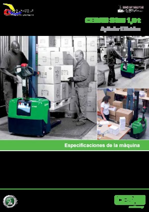 Gerbeurs à conducteur accompagnant Cesab S 110 S