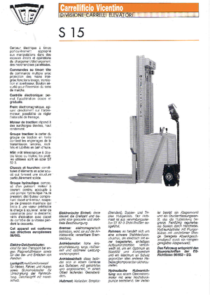 Gerbeurs à conducteur accompagnant CVitalia S 15/16