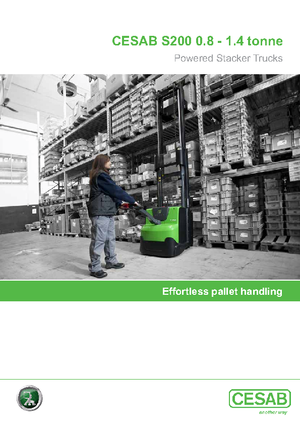 Gerbeurs à conducteur accompagnant Cesab S 212 L