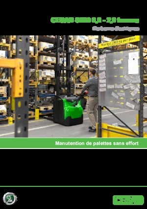 Gerbeurs à conducteur accompagnant Cesab S 220 L