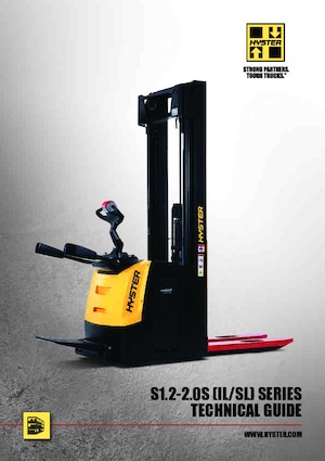 Gerbeurs à conducteur accompagnant Hyster S1.4S