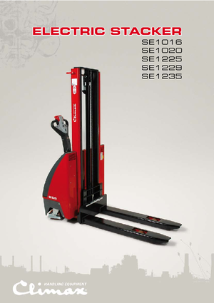 Gerbeurs à conducteur accompagnant Climax SE 1235