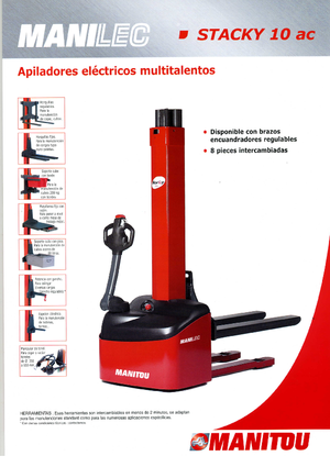 Gerbeurs à conducteur accompagnant Manitou Stacky FR-D 28
