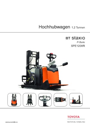 Gerbeurs à conducteur accompagnant BT SPE 120 XR