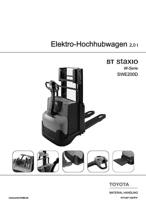 Gerbeurs à conducteur accompagnant BT SWE 200 D
