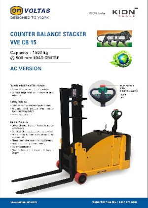 Gerbeurs à conducteur accompagnant OM VVE CB-1.5T