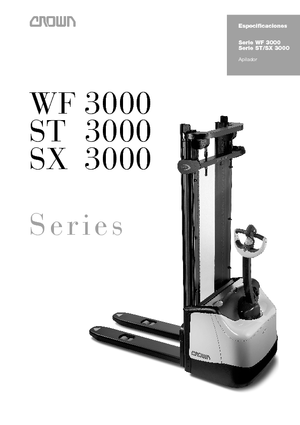 Gerbeurs à conducteur accompagnant Crown WF 3000-1.0 NT