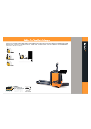 Transpalette ellectr. timon des piétons à partir du sol OMG 320 P 4