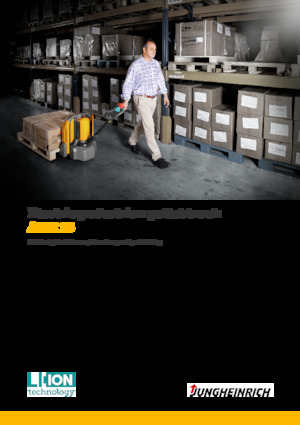 Transpalette ellectr. timon des piétons à partir du sol Jungheinrich AME 15