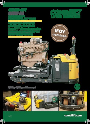 Transpalette ellectr. timon des piétons à partir du sol Combi-Lift Combi PPT 8000