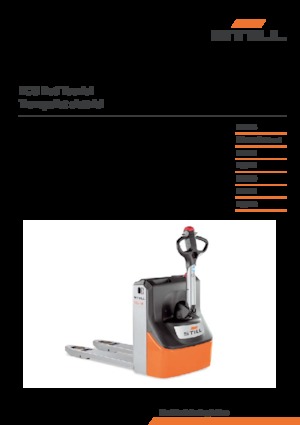 Transpalette ellectr. timon des piétons à partir du sol Still ECU 14