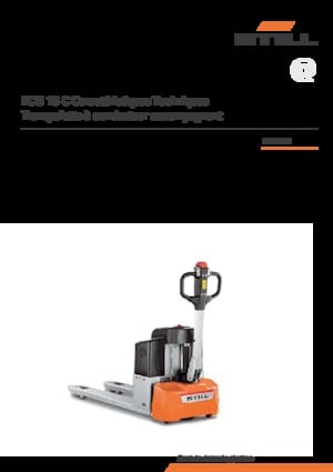 Transpalette ellectr. timon des piétons à partir du sol Still ECU 15 C