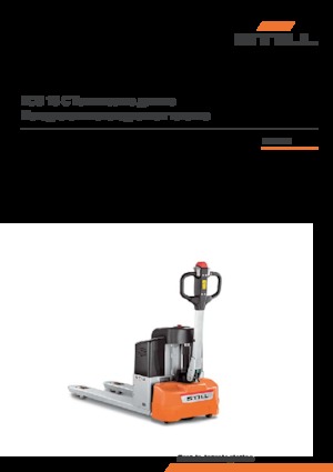 Transpalette ellectr. timon des piétons à partir du sol Still ECU 15 C