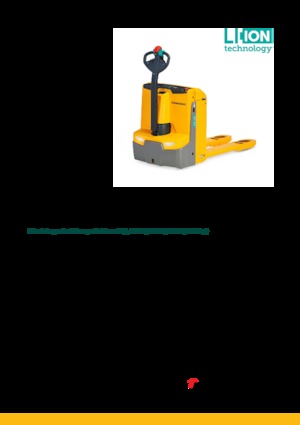 Transpalette ellectr. timon des piétons à partir du sol Jungheinrich EJE 114