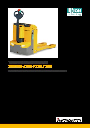 Transpalette ellectr. timon des piétons à partir du sol Jungheinrich EJE 114